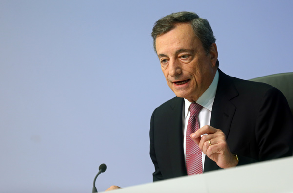 “Las tasas negativas son instrumentos necesarios en la política monetaria”, dijo Draghi. Foto: Reuters